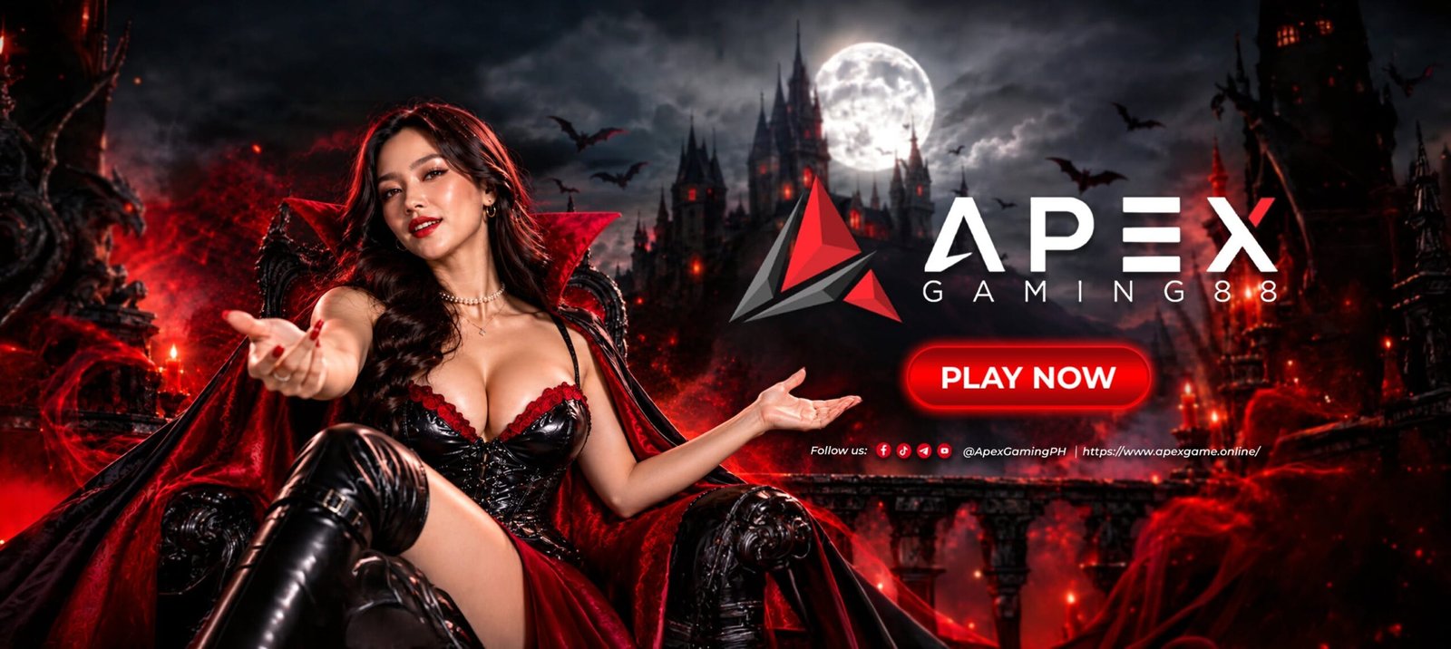 ApexGaming88 promotional banner — Play Now