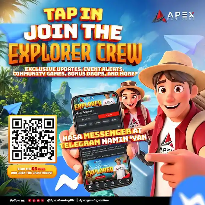 Apex Gaming Games – Join the Explorer Crew on Telegram for game updates and community events